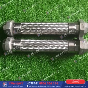 Ống Ruột Gà Bọc Lưới Inox 304