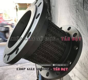 khớp nối mềm kết nối mặt bích pn16 1đầu cố định 1 đầu xoay DN200