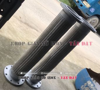 Khớp nối mềm kết nối mặt bích jis10k thép 1đầu cố đinh 1đầu xoay DN150