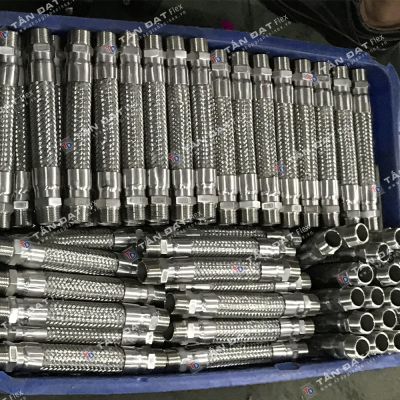 KHỚP NỐI MỀM 2 ĐẦU KÉP INOX 304