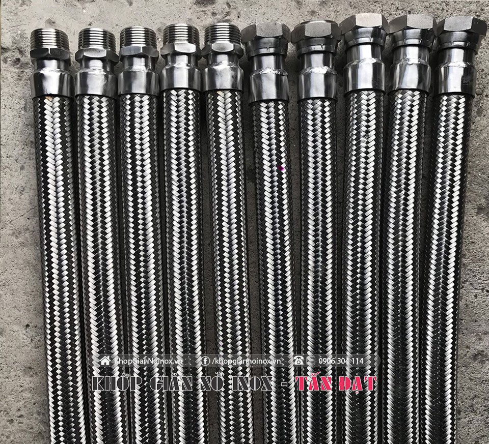 ống mềm inox chịu nhiệt