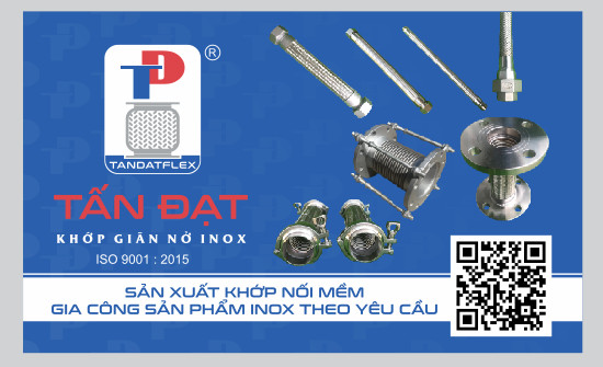 Khớp nối mềm inox Tấn Đạt Flex